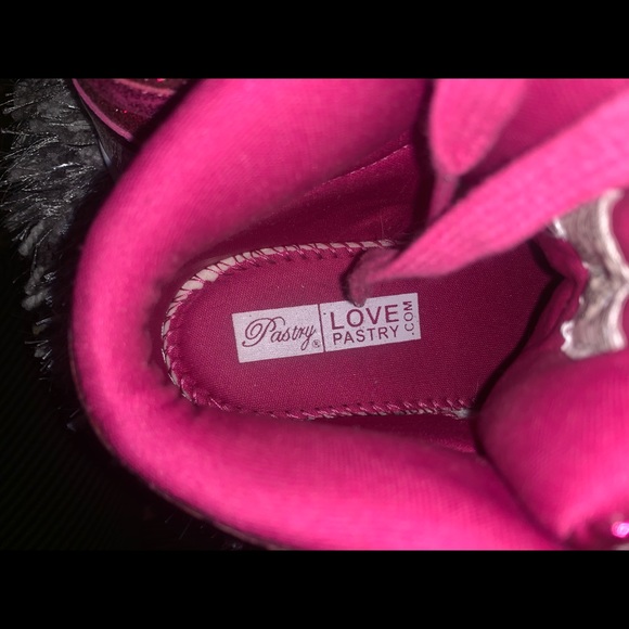 Pastry Fuschia Glitter Sneakers - Picture 8 of 8